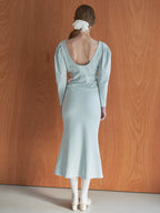 I miss you heart cut dress ミント