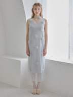 Rose tulle dress ミント size:M model:175cm MARTA
