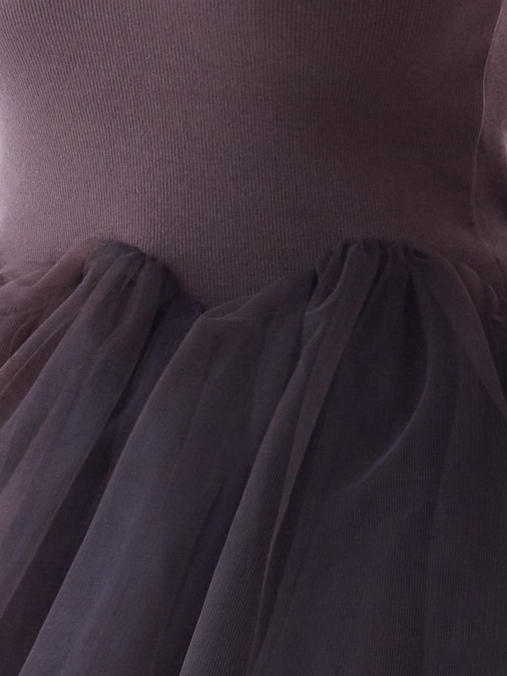 Volume tulle skirt tank dress ブラウン size:M model:173cm Olesia
