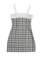 Rhinestone mini dress チェック