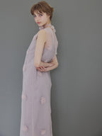Rose tulle dress ピンク size:M model:175cm MARTA