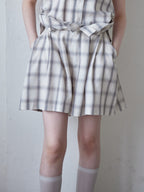High waist volume short pants グレー size:M model:170cm ALICE