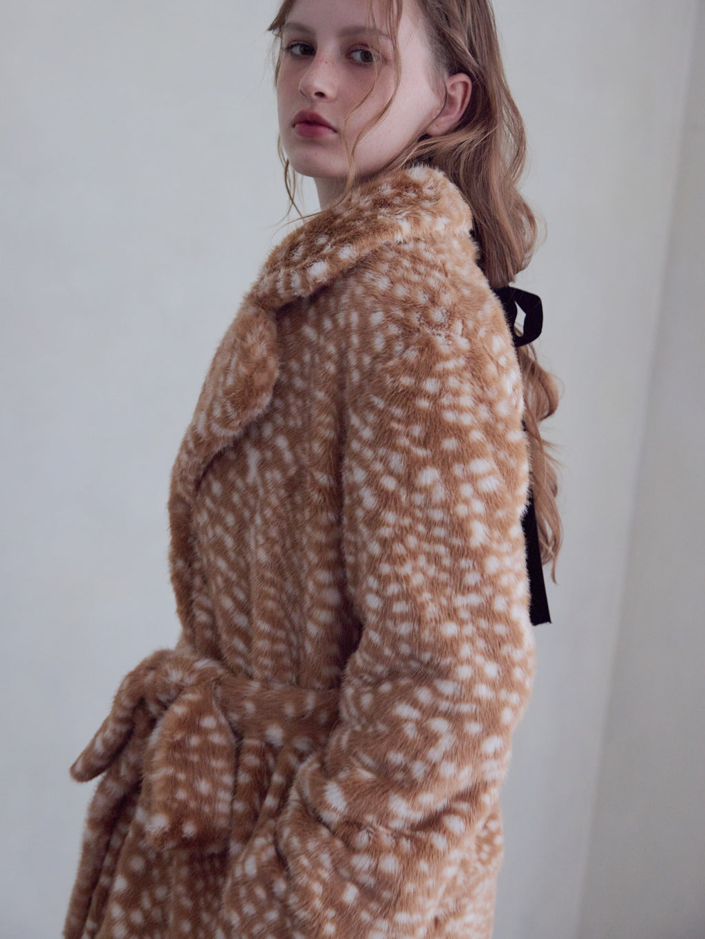 Fur coat アニマル size:M model:173cm ALINA