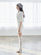 Logo T-shirt dress ホワイト size:M model:172cm GINEVRA