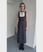 Ribbon waist dress
