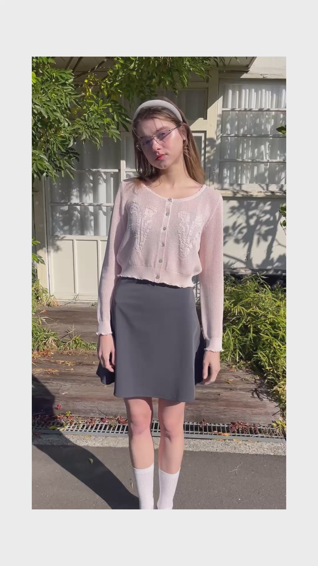 Tulip crochet cardigan