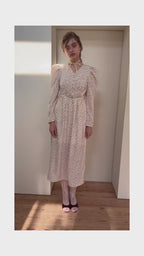 Tulip embroidered dress