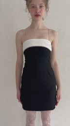 Rhinestone mini dress