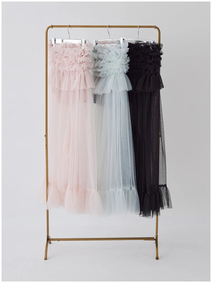 Frill tulle skirt & shorts set